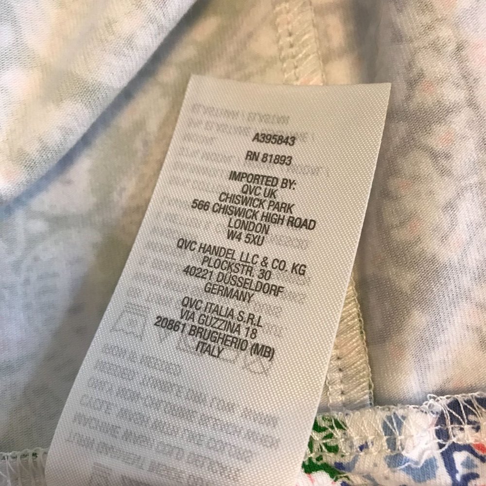 Isaac Mizrahi  Womens Green Paisley Double Knit 3/4 Sleeve Open Cardigan XL - Picture 9 of 9